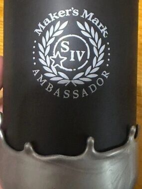 Ambassador Matte Black Flask - Black